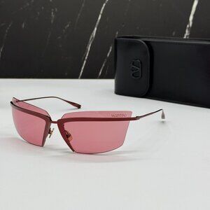 NEW VALENTINO SUNGLASSES RED WOMEN EYEWEAR VALENTINO V-LURE VLS-130B